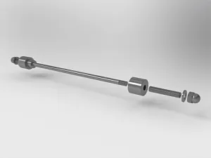 Fully floating axle for the F 800 GT for special mounting system.