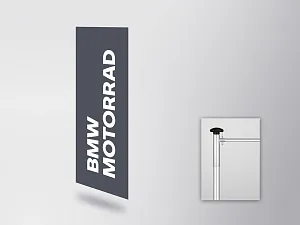 BMW Motorrad flag (horizontal) (80515A498A5)