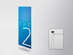 BMW THE 2  flag (horizontal) (80515A49789)