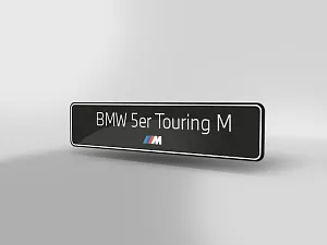 Model plate BMW 5er Touring M