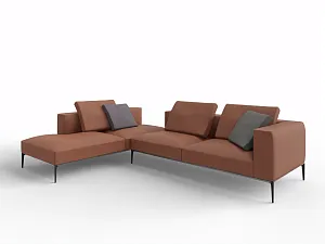 Sofa combination JAAN LIVING cognac