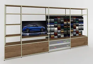 BMW shelf Sales, straight variant wall mount kit 3/400mm