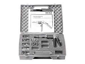 Riveting tool set
