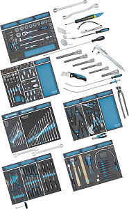 Complete tool set for BMW Motorrad, 224-pcs