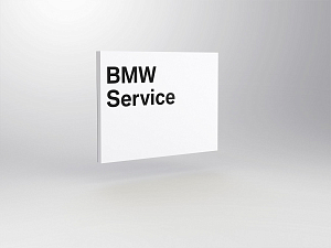 BMW Service module M3 wallmounted<br />
B 1200 x H 900 mm