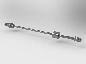 Fully floating axle for the F 800 GT for special mounting system.