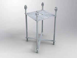 Anchor cage for pylon P6