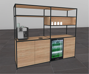 MINI shelf catering module