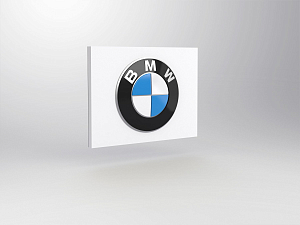 BMW brand module M2, wallmounted <br />
B 1000 x H 750 mm