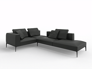 Sofa combination JAAN LIVING black