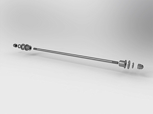 Fully floating axle R nineT Scrambler