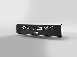 Typenschild BMW 2er Coupe M