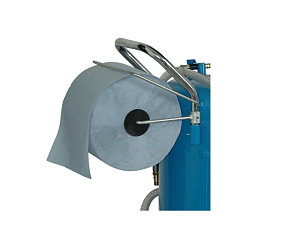Rapid Paper towel roll bracket as accessory for Rapid oil collecting apparatus